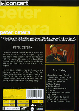 Peter Cetera - In Concert - 2