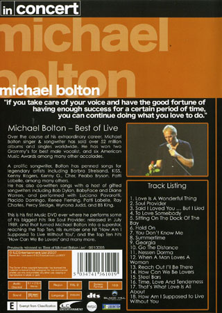 Michael Bolton - In Concert - 2