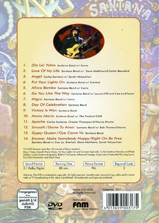 Santana - In Concert - 2