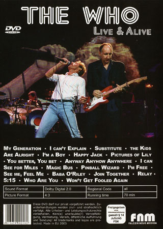 Who - Live & Alive - 2