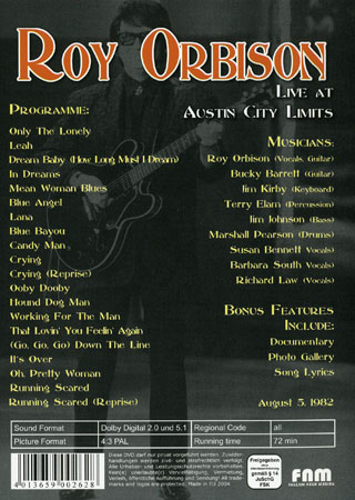 Roy Orbinson - Live At Austin City Limits 1982 - 2