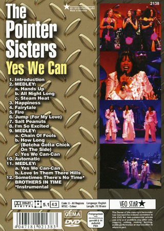 Pointer Sisters - Yes We Can - 2