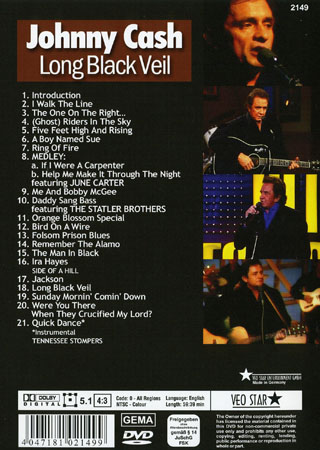 Johnny Cash - Long Back Veil - 2