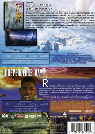 Day After Tomorrow / Independence Day (2-disc) - 2