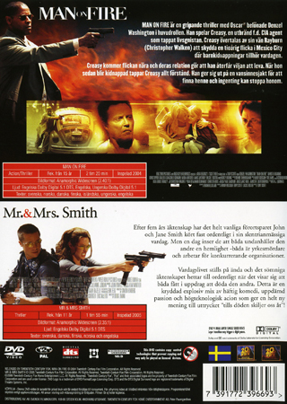 Man On Fire / Mr. & Mrs. Smith - 2