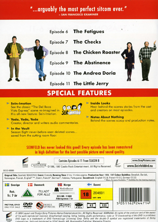 Seinfeld - Säsong 8 Avsnitt 6-11 - 2