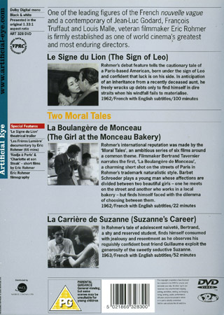 Eric Rohmer - Early Works (2-disc) (ej svensk text) - 2