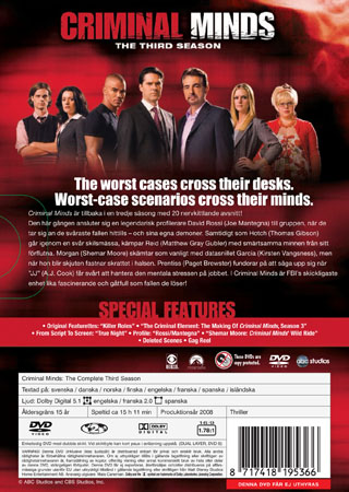 Criminal Minds - Säsong 3 - 2