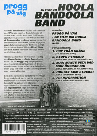 Progg På Väg - En Film Om Hoola Bandoola Band - 2