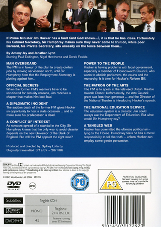 Yes, Prime Minister - Series 2 (ej svensk text) - 2