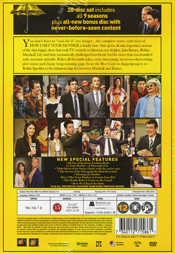 How I Met Your Mother  - Säsong 1-9 - 2