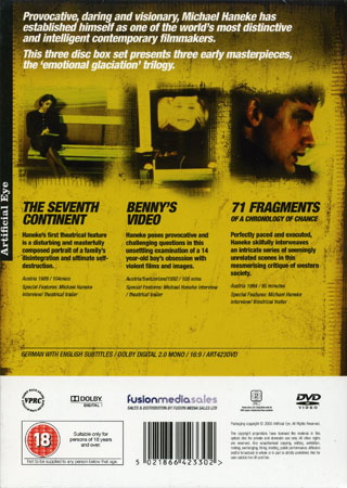Michael Haneke Trilogy (3-disc) (ej svensk text) - 2