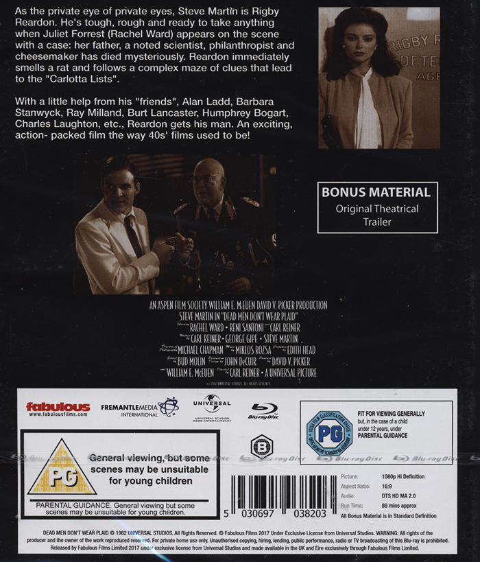 Dead Men Don't Wear Plaid (ej svensk text) (Blu-ray) - 2