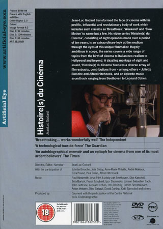 Jean-Luc Godard - Histoire(s) Du Cinéma (3-disc) (ej svensk text) - 2