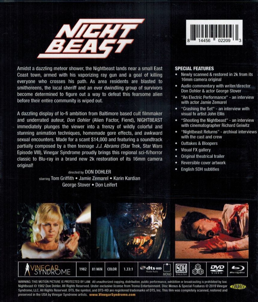 Nightbeast (ej svensk text) (Blu-ray + DVD) - 2