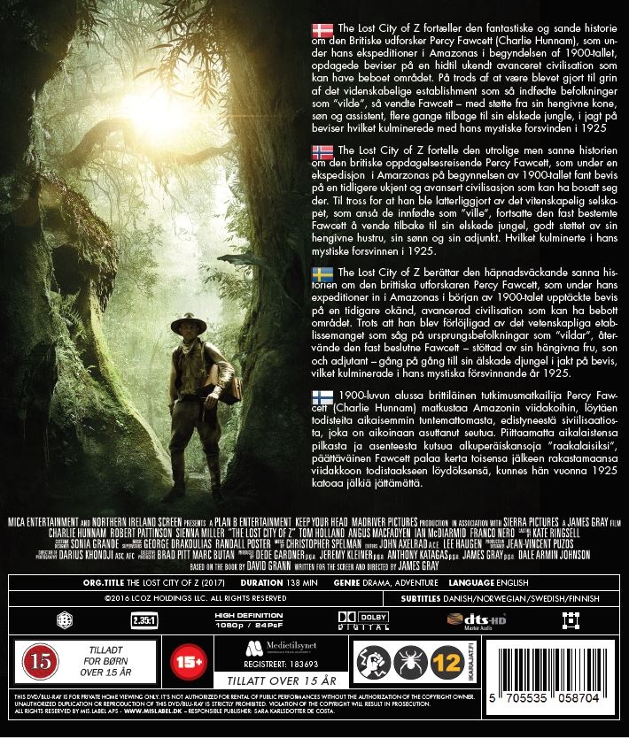 Lost City Of Z (Blu-ray) - 2