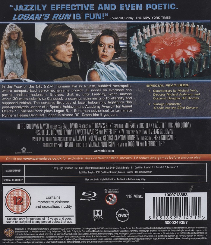 Logan's Run (ej svensk text) (Blu-ray) - 2