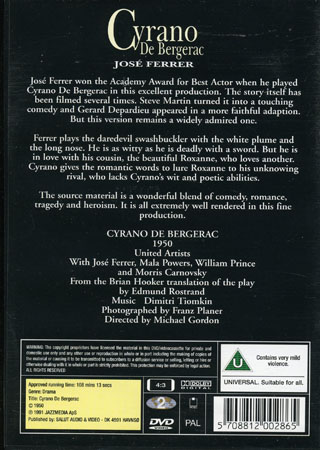 Cyrano De Bergerac (ej svensk text) - 2