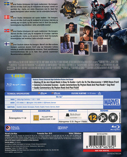 Ant-Man (Steelbook) (Blu-ray) - 2