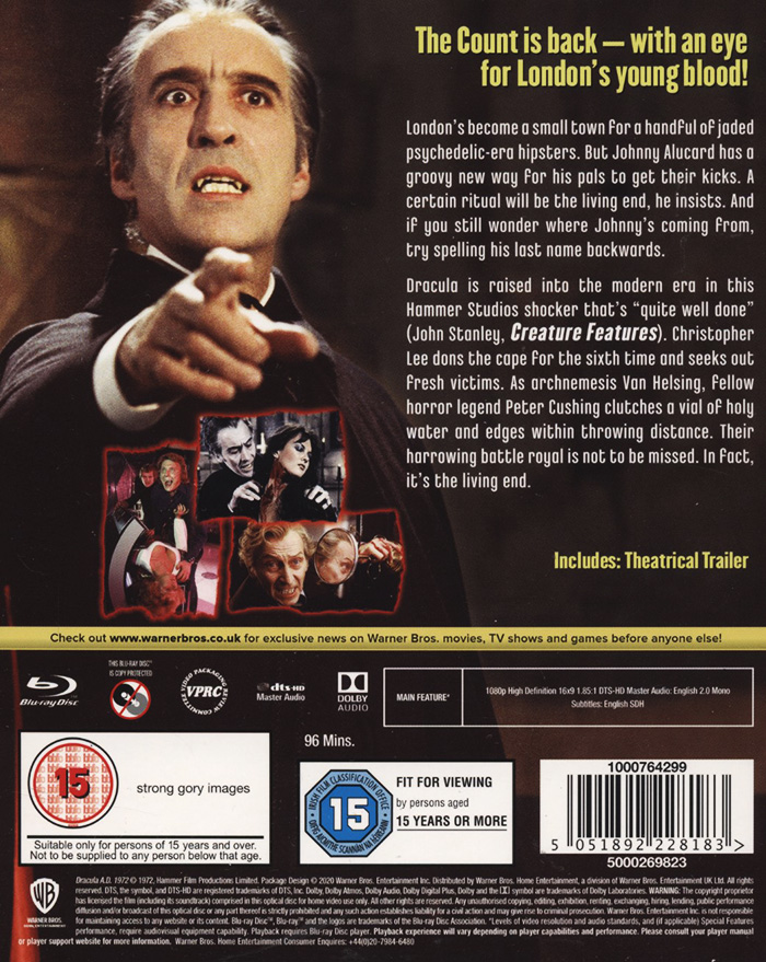 Dracula A.D. 1972 (ej svensk text) (Blu-ray) - 2