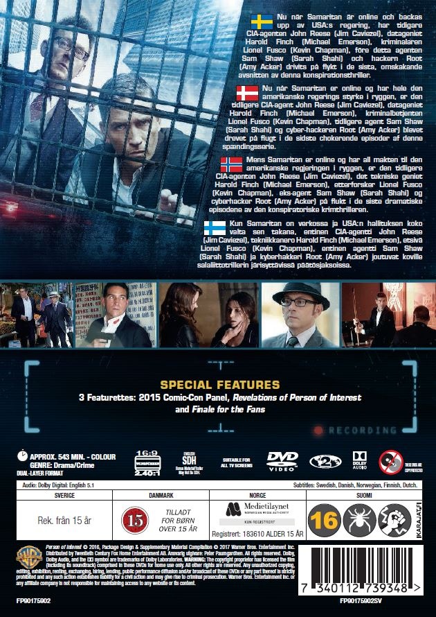 Person of Interest - Säsong 5 - 2