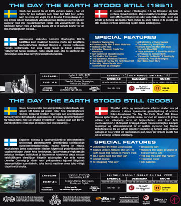 Day the Earth Stood Still 1951 / Day the Earth Stood Still 2008 (2-disc) (Blu-ray) - 2