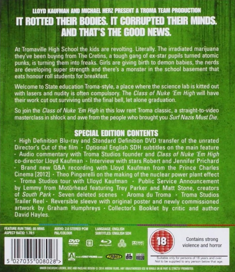 Class of Nuke 'Em High (ej svensk text) (Blu-ray + DVD) - 2