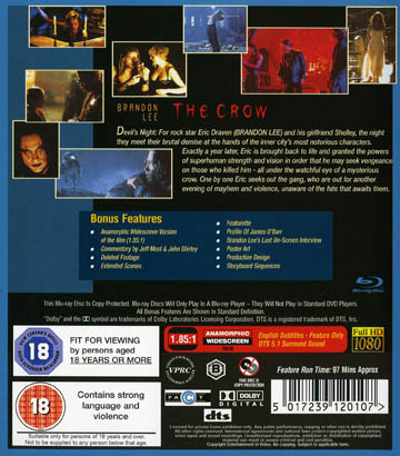 Crow (Blu-ray) (ej svensk text) - 2