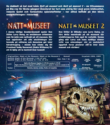 Natt På Museet / Natt På Museet 2 (2-disc) (Blu-ray) - 2