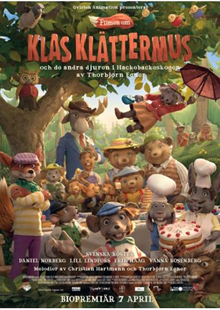 Klas Klättermus Och De Andra Djuren I Hackebackeskogen
