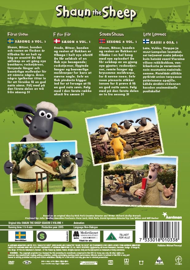 Fåret Shaun - Säsong 5 - Volym 1 - 2