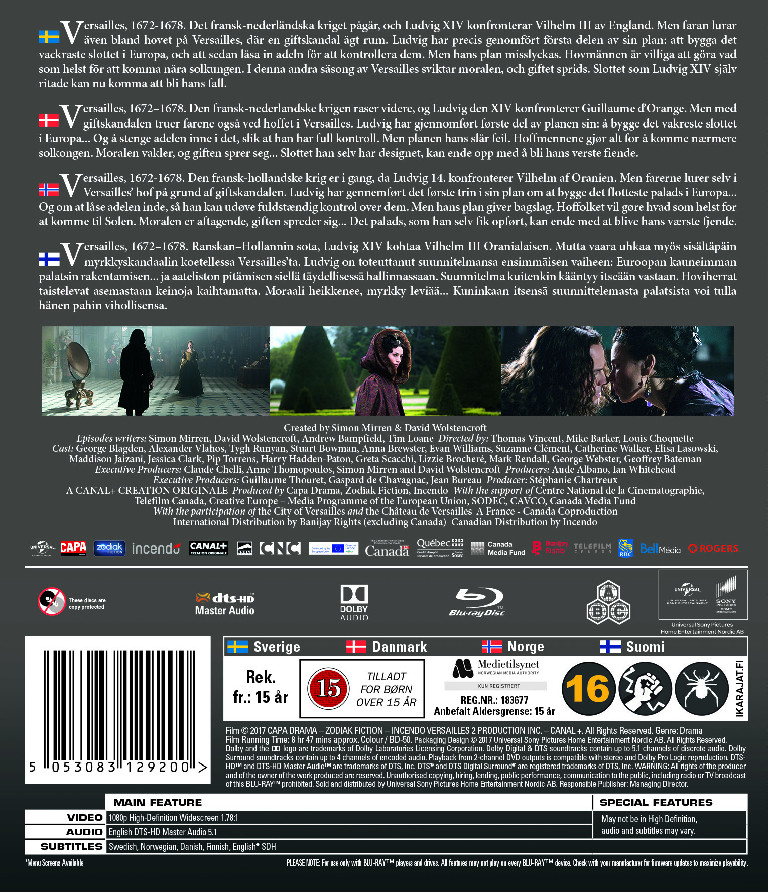 Versailles - Säsong 2 (Blu-ray) - 2