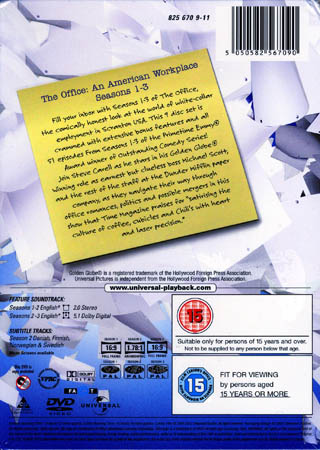 Office (USA) - Säsong 1-3 (9-disc) (Säsong 1 & 3 ej svensk text) - 2
