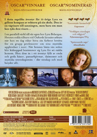 Guldkompassen (1-disc) (norsk omslagstext) - 2