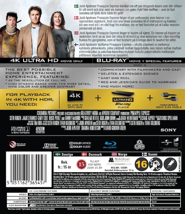 Pineapple Express (4K Ultra HD Blu-ray) - 2