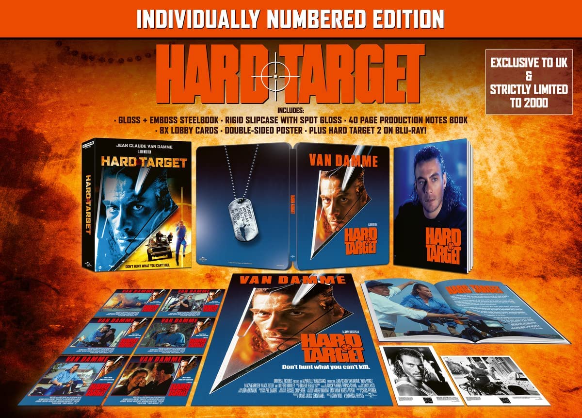 Hard Target / Hard Target 2 (Limited Edition) (Steelbook) (ej svensk text) (4K Ultra HD + Blu-ray) - 3