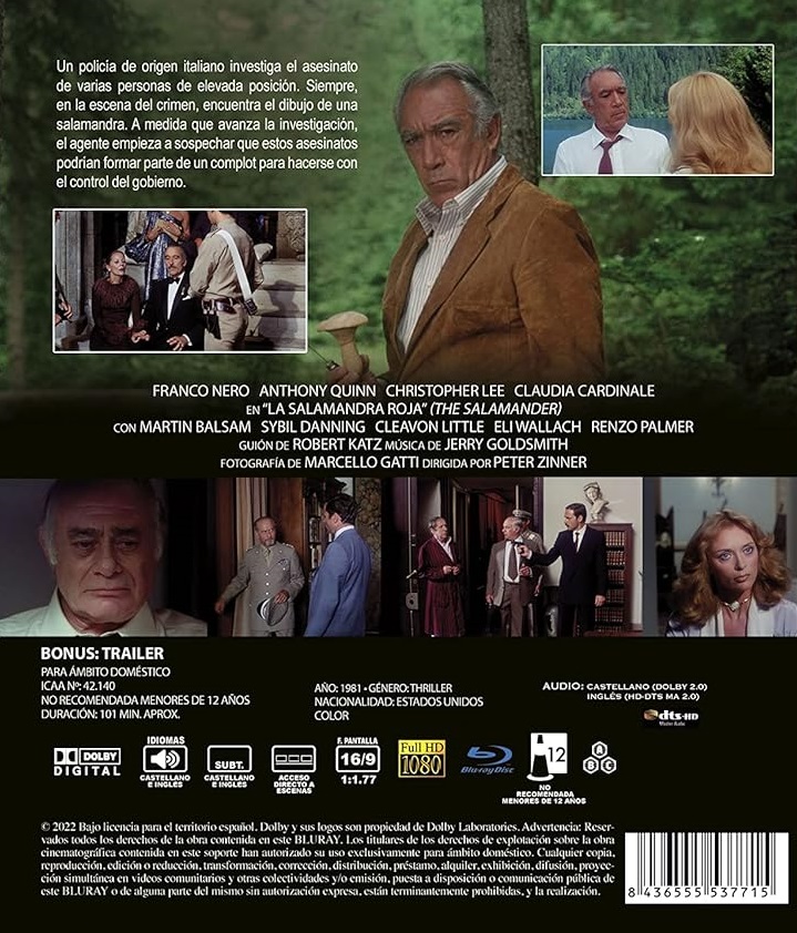 The Salamander (ej svensk text) (Blu-ray) - 2
