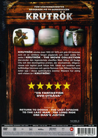 Krutrök - Gunsmoke - Movie Collection (5-disc) - 2