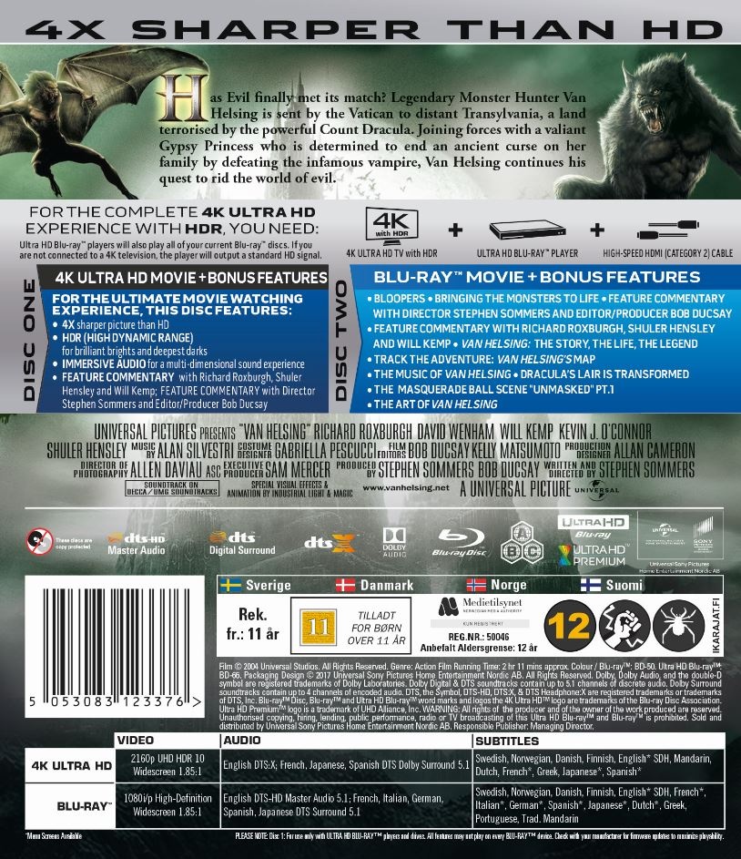 Van Helsing (4K Ultra HD Blu-ray) - 2