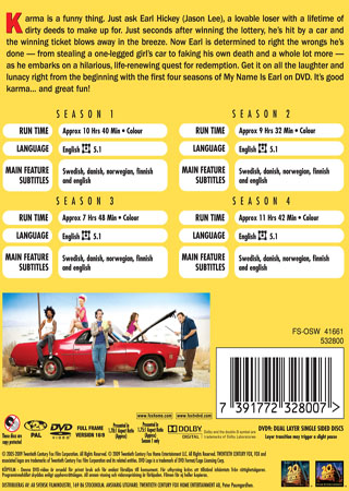 My Name Is Earl - Säsong 1-4 (16-disc) - 2