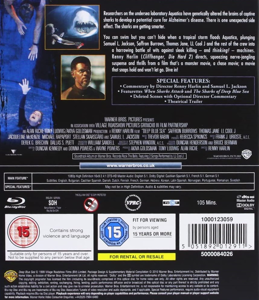 Deep Blue Sea (Blu-ray) - 2