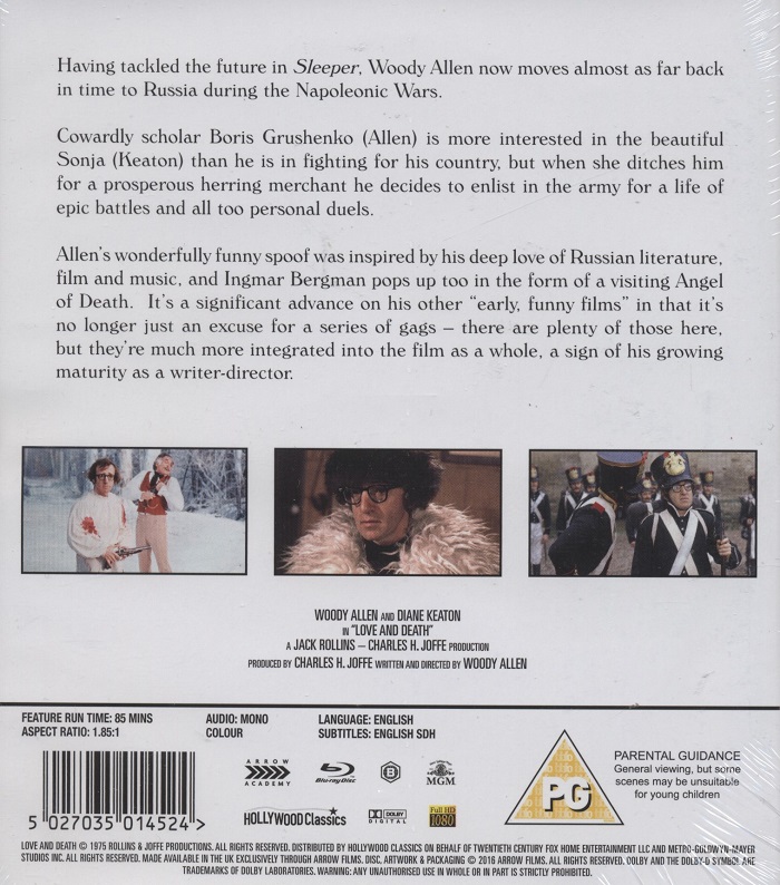 Love And Death (ej svensk text) (Blu-ray) - 2
