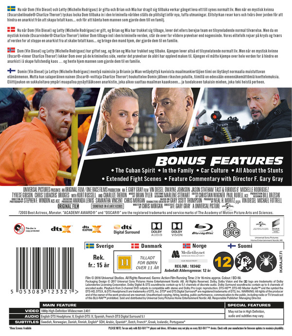 Fast & Furious 8 (Blu-ray) - 2