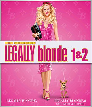 Legally Blonde / Legally Blonde 2 (ej svensk text på Legally Blonde 2) (Blu-ray)