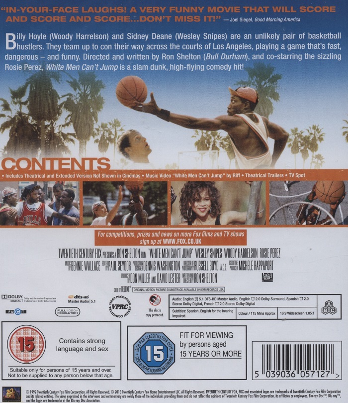 White Men Can't Jump (ej svensk text) (Blu-ray) - 2