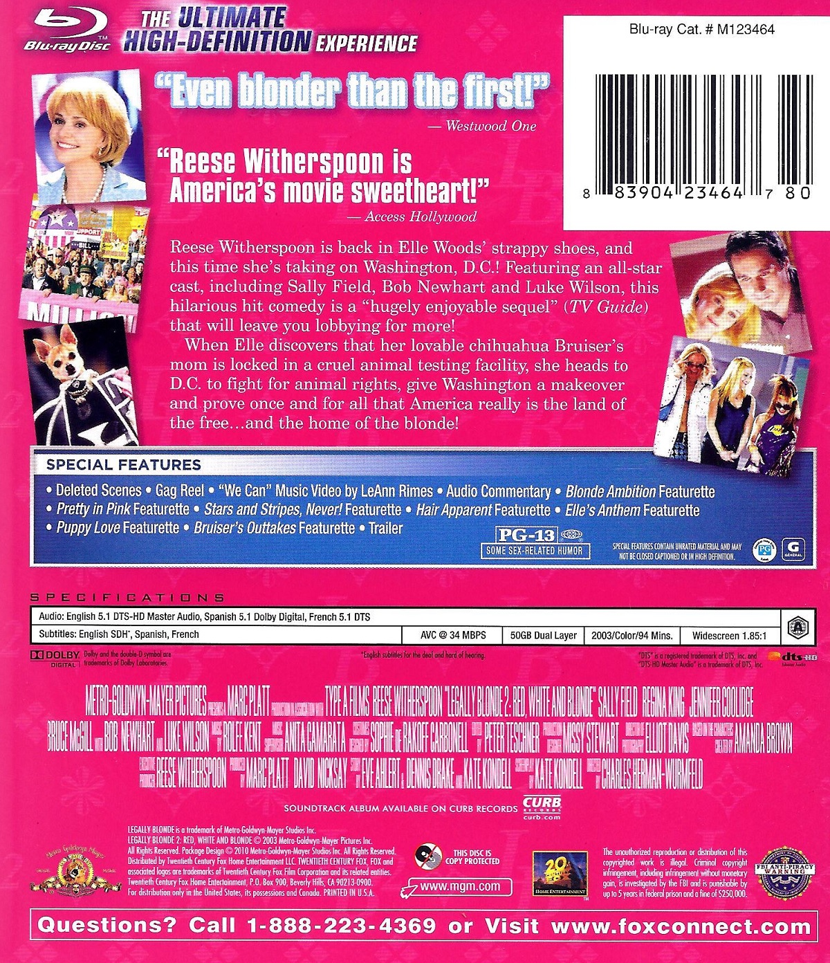 Legally Blonde 2 (ej svensk text) (Blu-ray) - 2