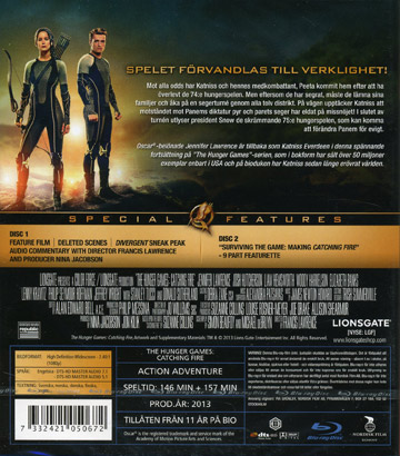 Hunger Games - Catching Fire (2-disc) (Blu-ray) (Begagnad) - 2