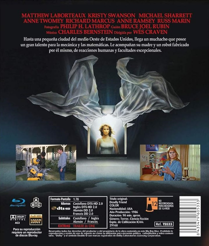 Deadly Friend (ej svensk text) (Blu-ray) - 2