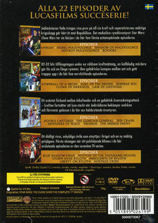Star Wars: Clone Wars - Säsong 1 - 2