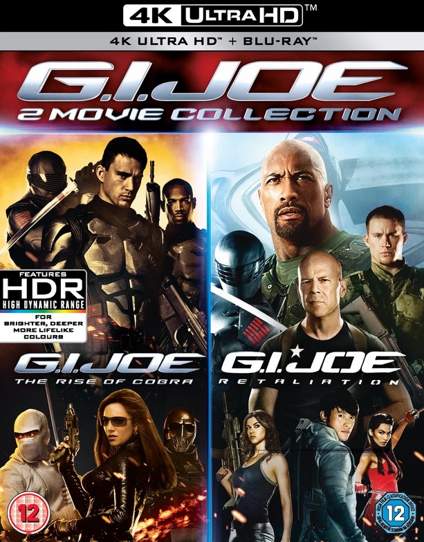 G.I. Joe - The Rise Of Cobra / G.I. Joe 2 - Retaliation (4K Ultra HD + Blu-Ray)